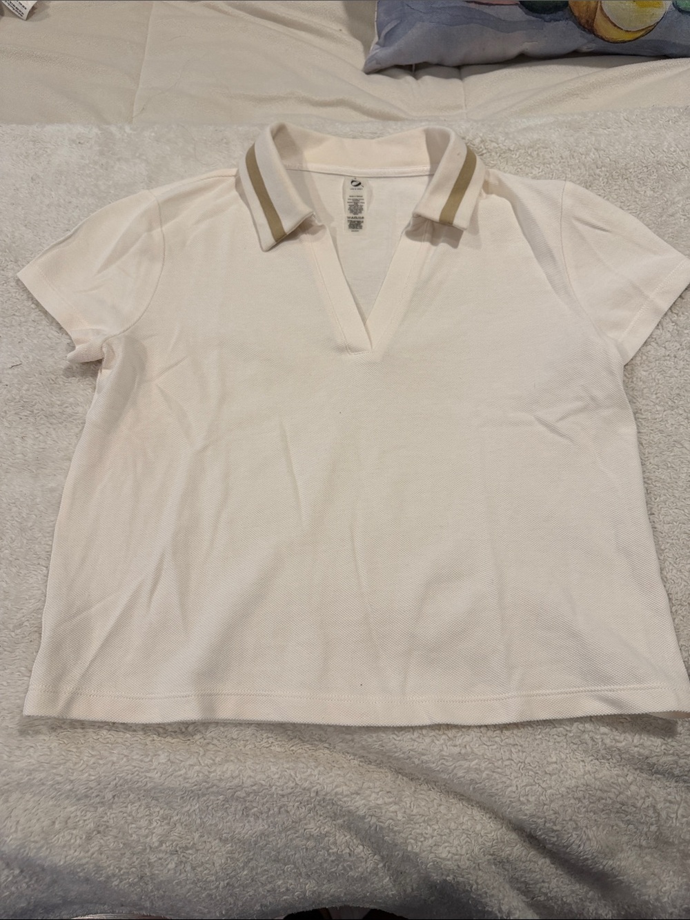Lou & Grey White Collared Shirt